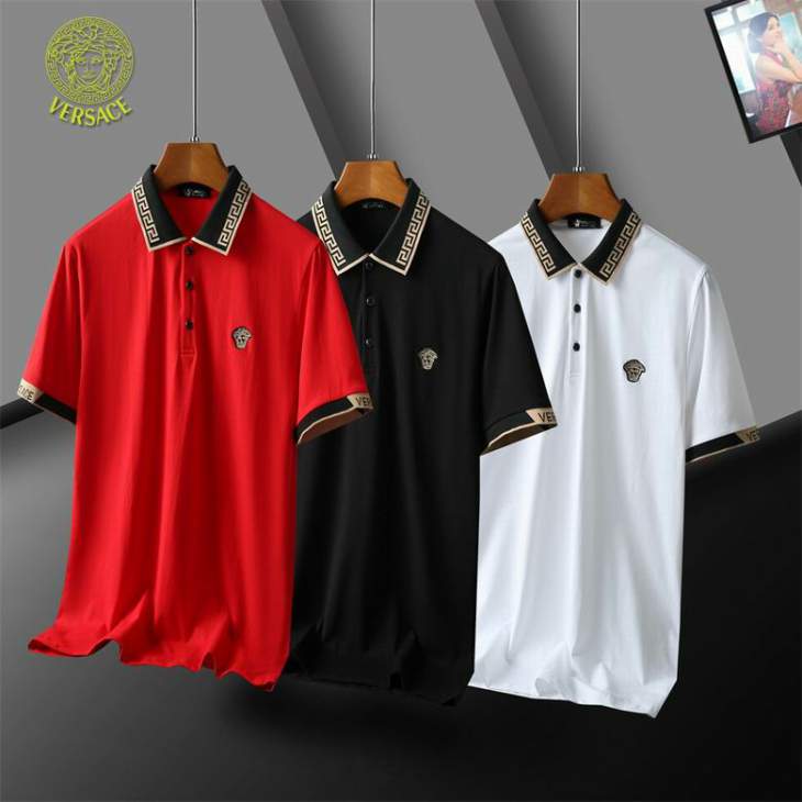 Picture of Versace Polo Shirts Short _SKUVersaceM-3XL12yn1025361